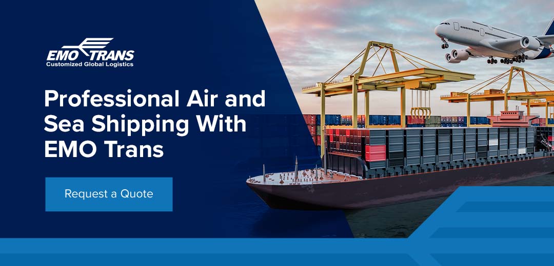 Professional Air and Sea Shipping With EMO Trans