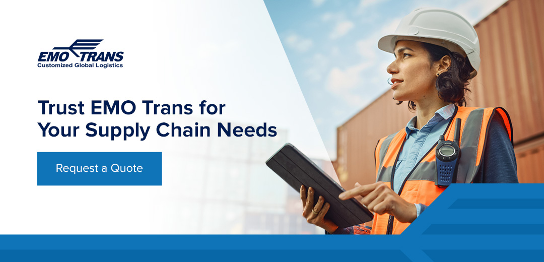 Trust EMO Trans for Your Supply Chain Needs