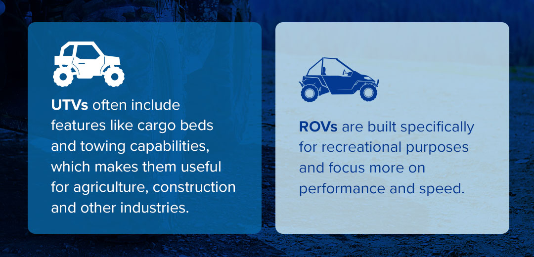 What Is the Difference Between UTVs and ROVs? 
