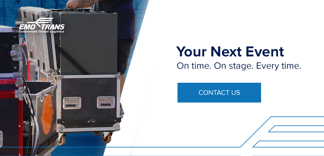 Contact EMO Trans, Inc. for your next event, on time, on stage, every time.